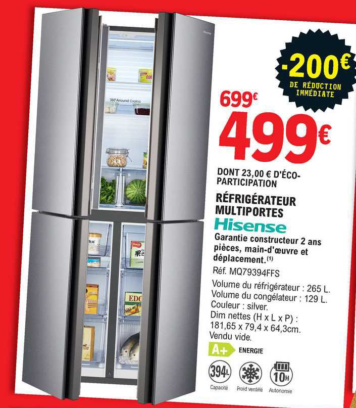 Réfrigérateur Multiportes Hisense