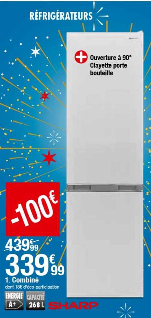 réfrigérateurs combiné sharp