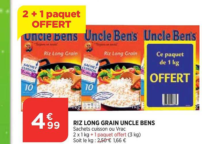 riz long grain uncle bens