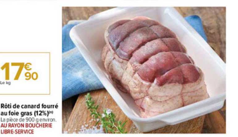 Rôti De Canard Fourré Au Foie Gras