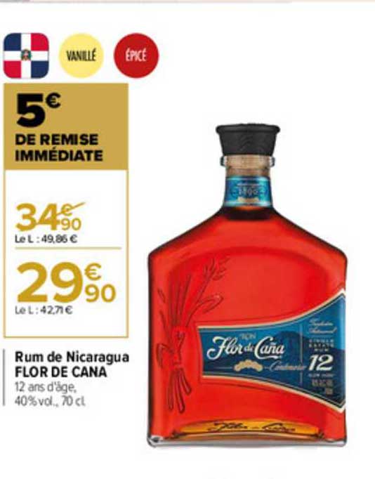Rum De Nicaragua Flor De Cana