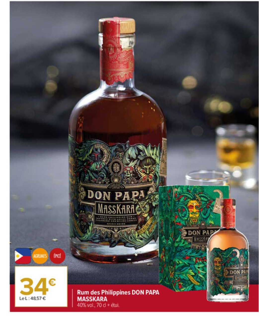 Rum Des Philippines Don Papa Masskara