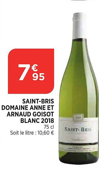 saint-bris domaine anne et arnaud goisot blanc