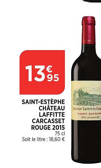 saint-estèphe château laffitte carcasset rouge 2015