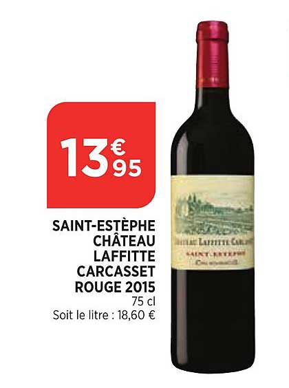 saint estèphe château laffitte carcasset rouge 2015
