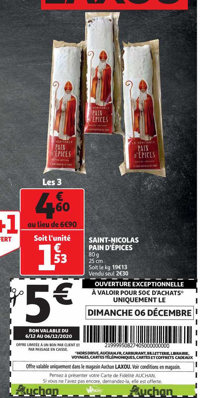 saint-nicolas pain d'épices