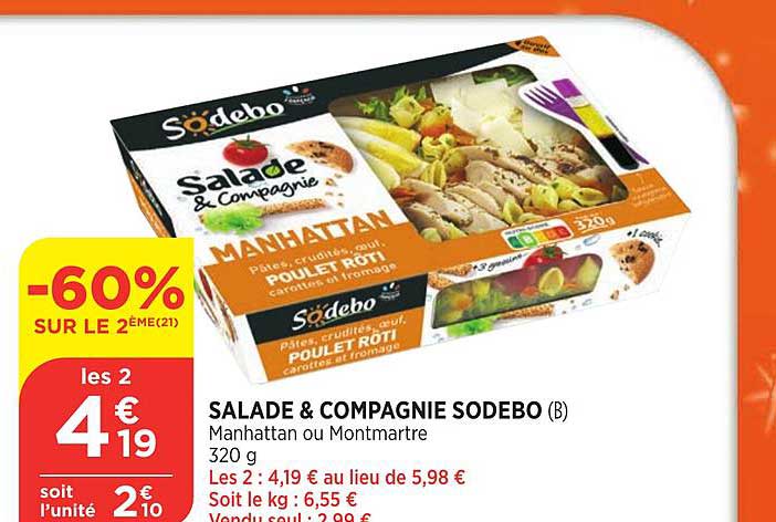salade & compagne sodebo