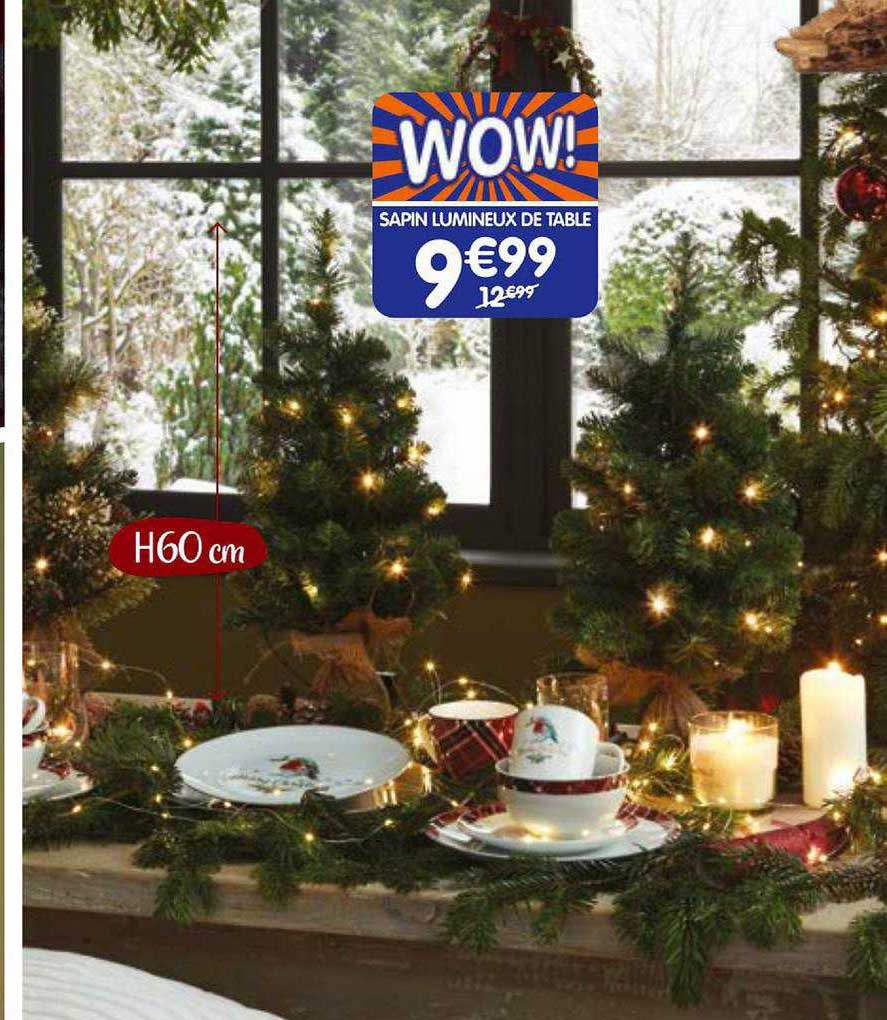 Sapin Lumineux De Table