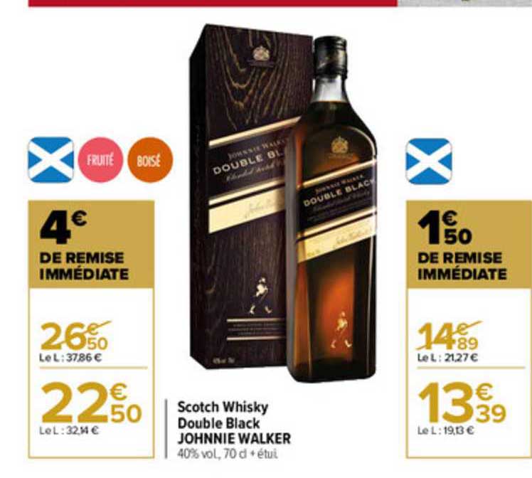 scotch whisky double black johnnie walker