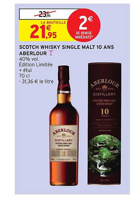 scotch whisky sigle malt 10 ans aberlour