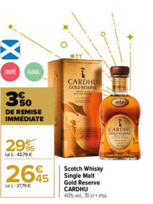 scotch whisky single malt gold reserve cardhu