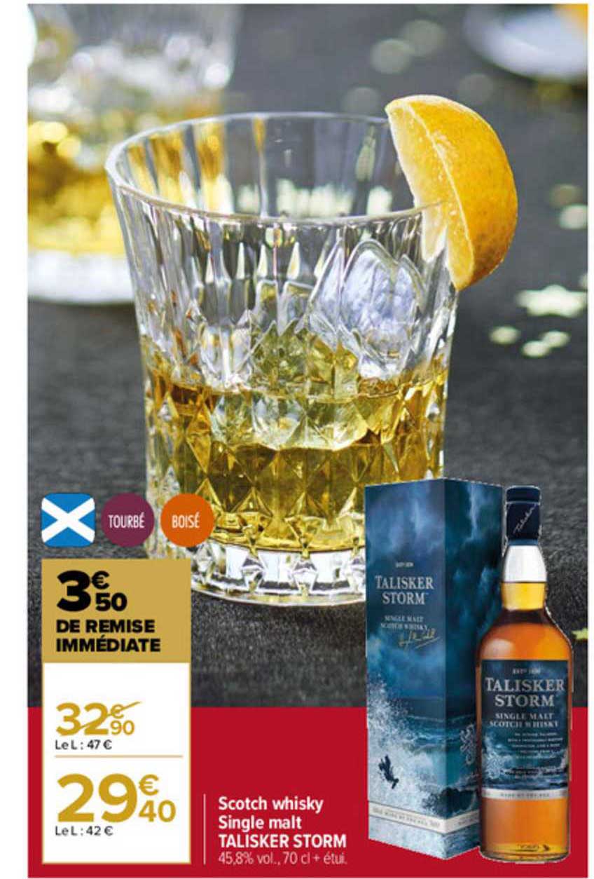 scotch whisky single malt talisker storm