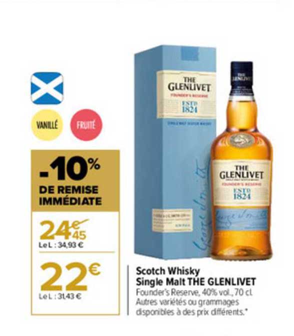 scotch whisky single malt the glenlivet