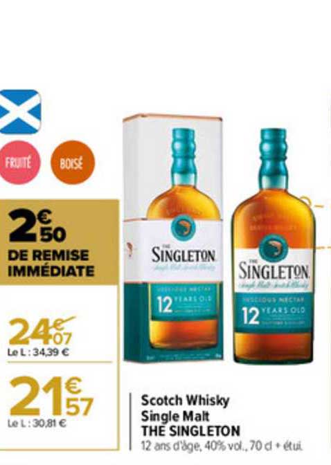 scotch whisky single malt the singleton