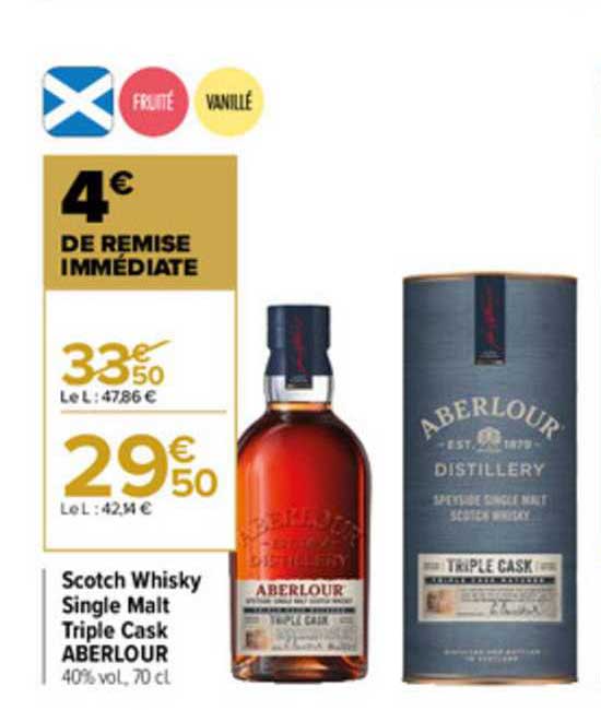 scotch whisky single malt triple cask aberlour