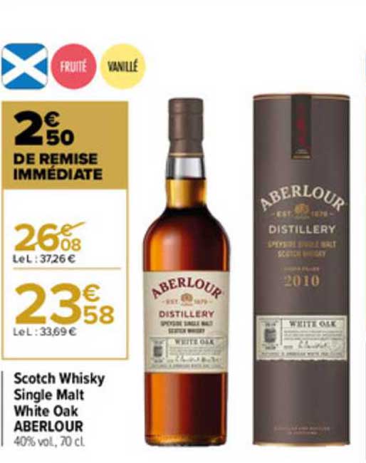 scotch whisky single malt white oak aberlour