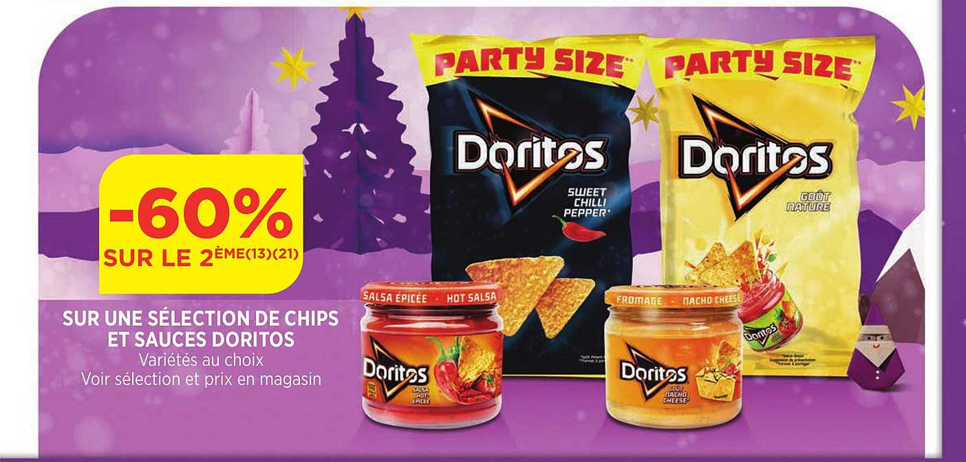 Sélection De Chips Et Sauces Doritos