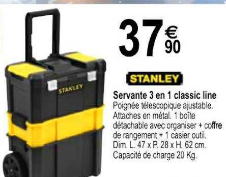 servante 3 en 1 classic line stanley