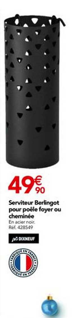 Serviteur Berlingot Pour Poêle Foyer Ou Cheminée