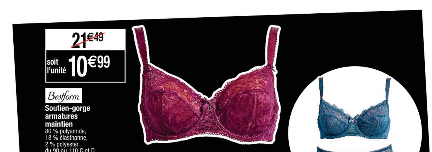 soutien-gorge armatures maintien bestform