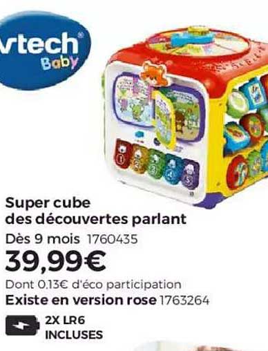 super cube des découvertes parlant