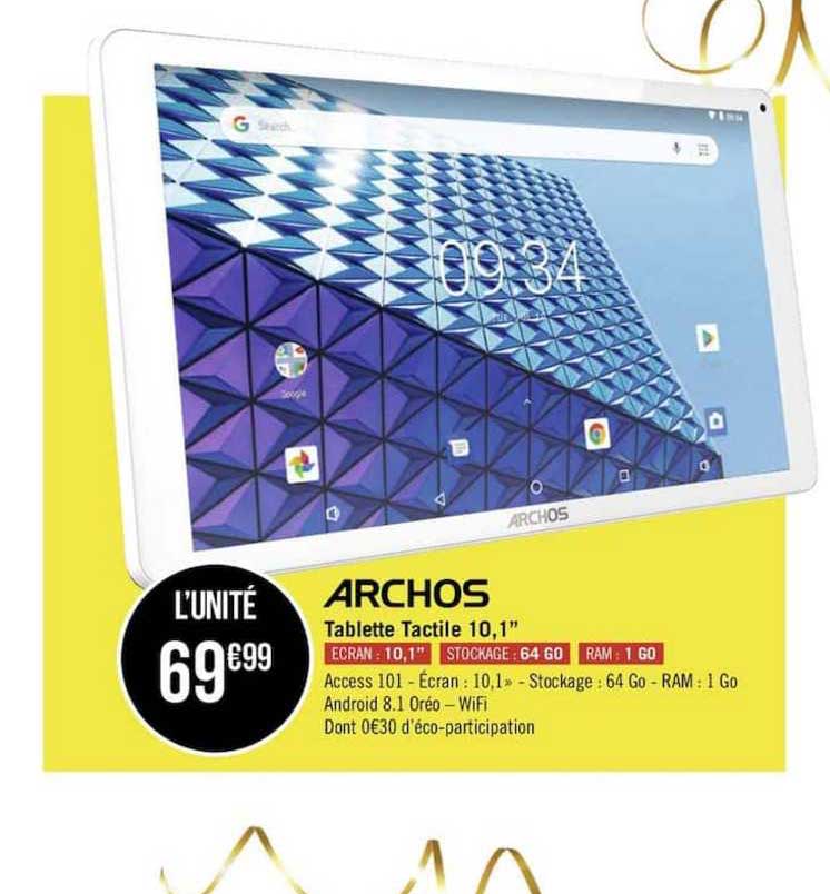 Tablette Tactile 10,1" Archos