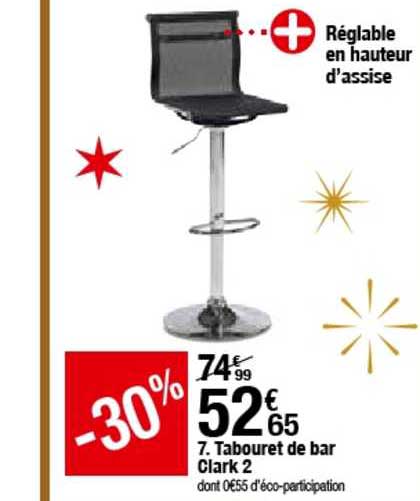 tabouret de bar clark 2