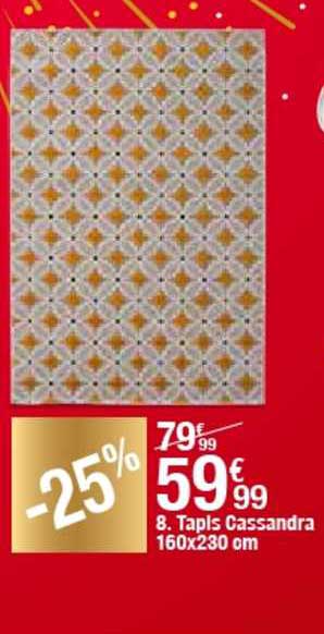 tapis cassandra 160x230 cm