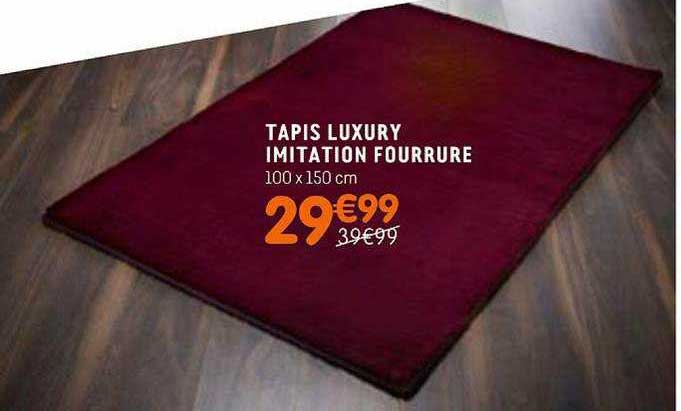 tapis luxury imitation fourrure