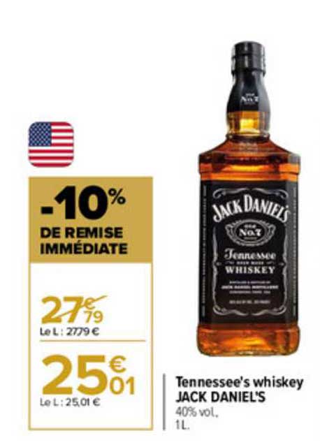 tennessee's whiskey jack daniel's