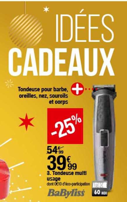tondeuse multi usage babyliss