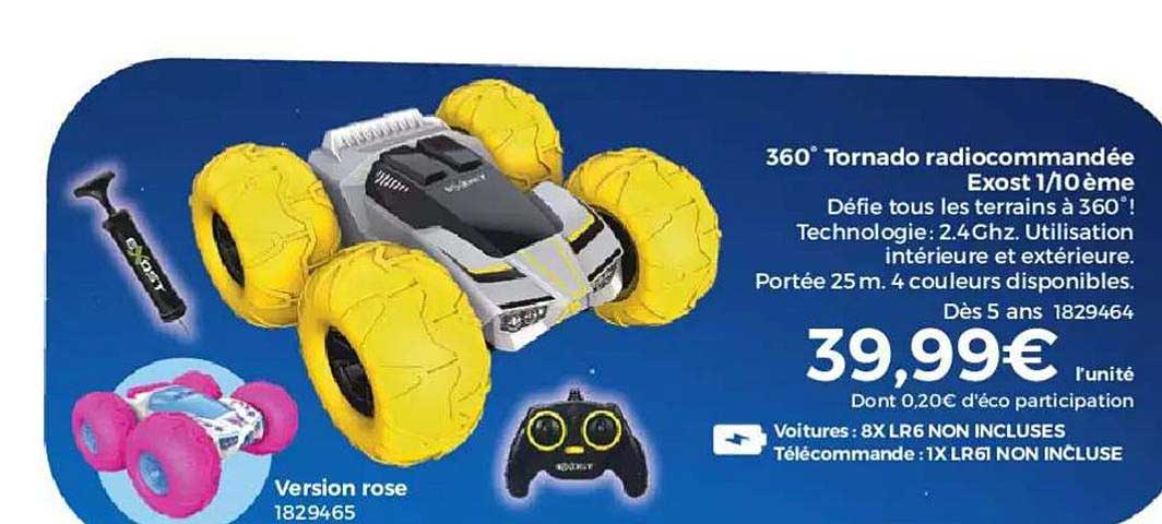 tornado radiocommandée exost 1 10 ème