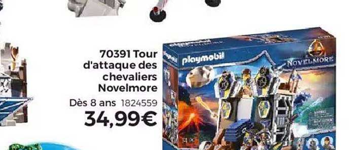 tour d'attaque des chevaliers novelmore playmobil