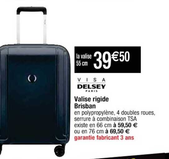 valise rigide brisban visa delsey
