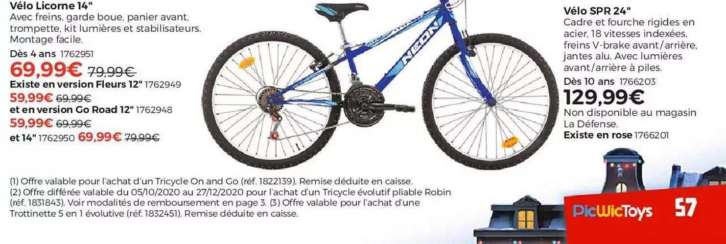 Vélo Licorne 14"