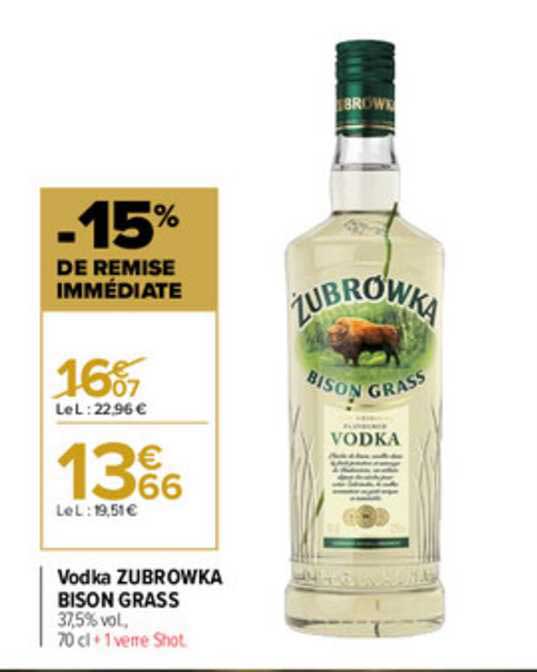 vodka zubrowka bison grass