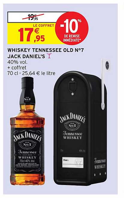 whiskey tennessee old n° 7 jack daniel's