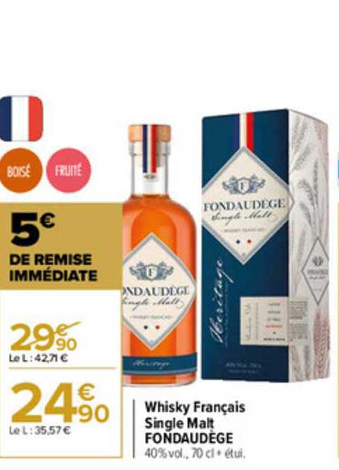 whisky français single malt fondaudège