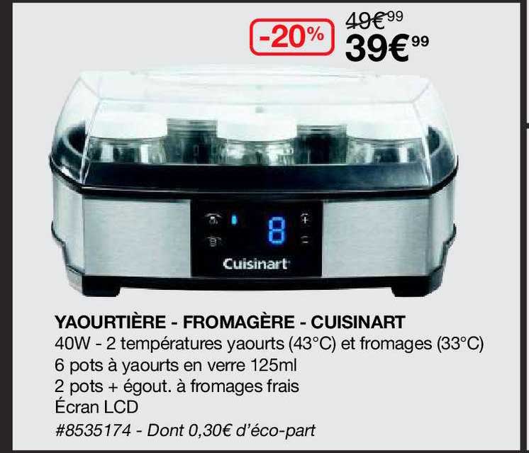 Yaourtière - Fromagère - Cuisinart