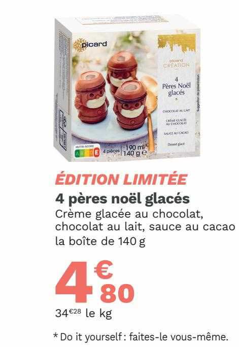 4 pères noël glacés