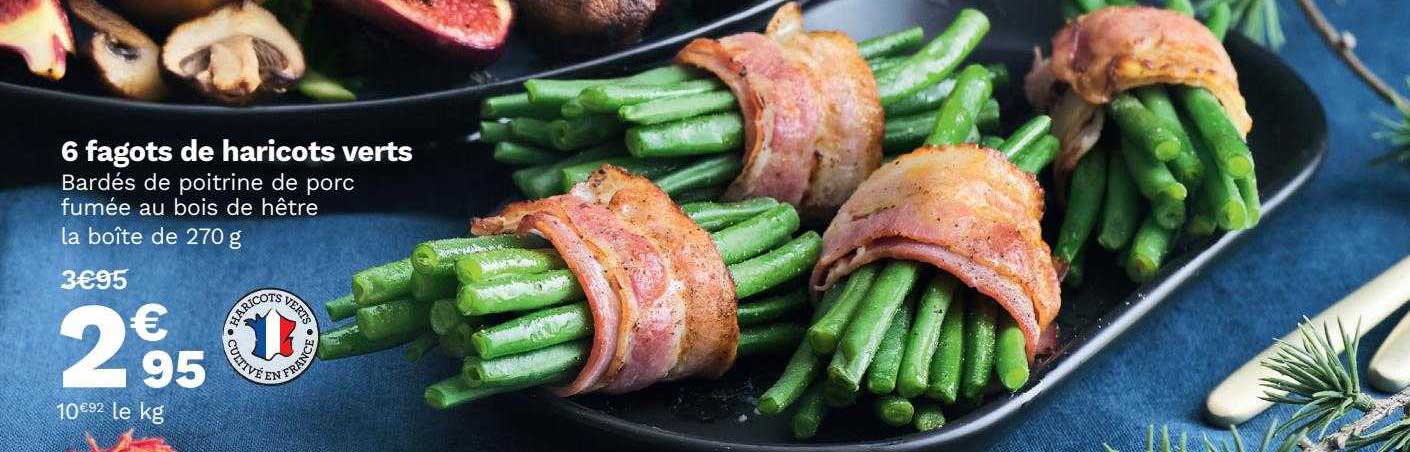 6 fagots de haricots verts