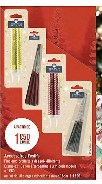 accessoires festifs