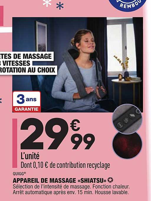 appareil de massage "shiatsu" quigg