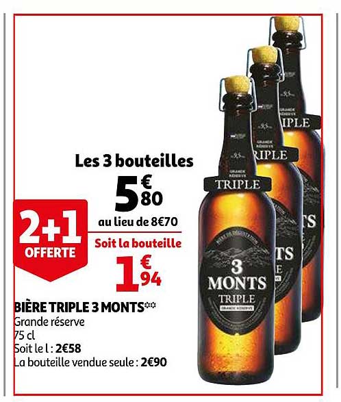 bière triple 3 monts