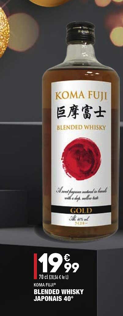 blended whisky japonais 40° koma fuji