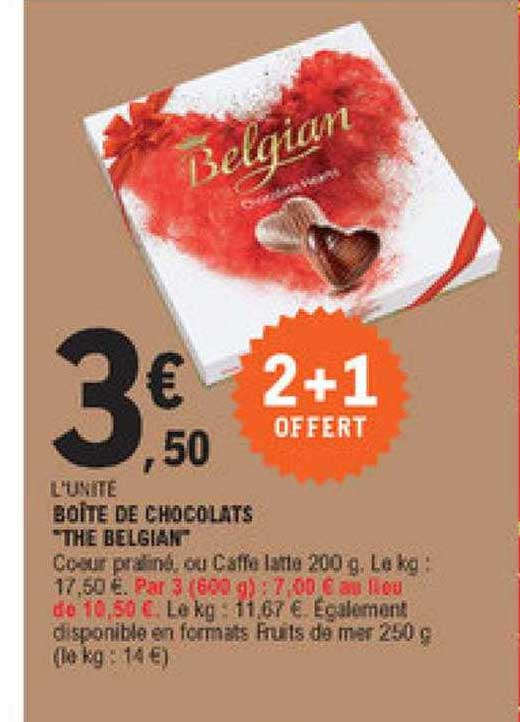 boîte de chocolats "the belgian"