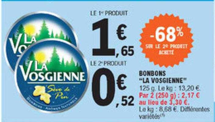 bonbons "la vosgienne"