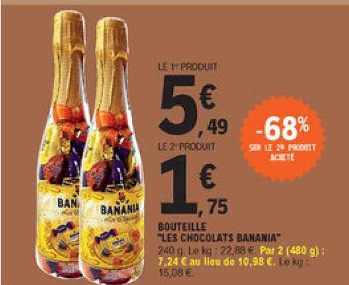 Bouteille "les Chocolats Banania"