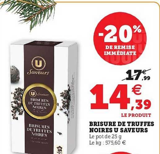 brisure de truffes noires u saveurs