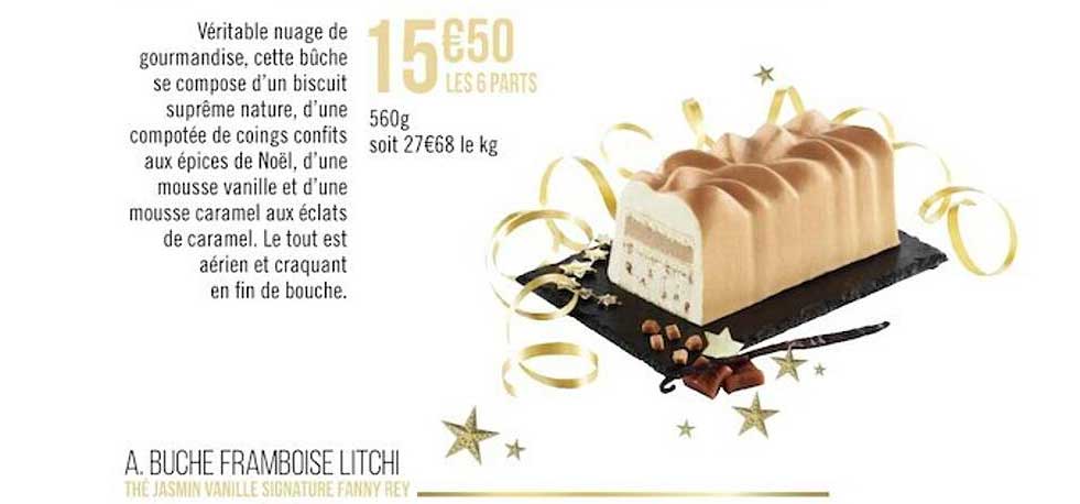 Buche Framboise Litchi